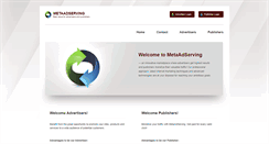 Desktop Screenshot of metaadserving.com